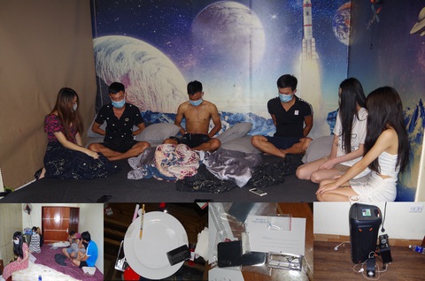 13 nam nữ thuê phòng khách sạn bay lắc giữa mùa COVID-19 - Ảnh 1. 13 nam nữ thuê phòng khách sạn bay lắc giữa mùa COVID-19 - Ảnh 1.