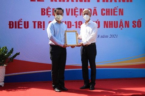 Chuyển Trường THPT Phú Nhuận thành bệnh viện dã chiến 350 giường - Ảnh 2. Chuyển Trường THPT Phú Nhuận thành bệnh viện dã chiến 350 giường - Ảnh 2.