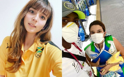 Câu chuyện về lòng tốt của nữ tình nguyện viên xinh đẹp ở Olympic Tokyo gây sốt - Ảnh 1. Câu chuyện về lòng tốt của nữ tình nguyện viên xinh đẹp ở Olympic Tokyo gây sốt - Ảnh 1.