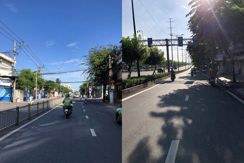 TP.HCM sáng 12-8: Nơi đông đúc, nơi vắng vẻ - Ảnh 3. TP.HCM sáng 12-8: Nơi đông đúc, nơi vắng vẻ - Ảnh 3.