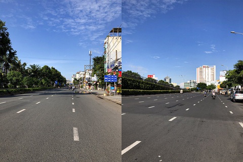 TP.HCM sáng 12-8: Nơi đông đúc, nơi vắng vẻ - Ảnh 5. TP.HCM sáng 12-8: Nơi đông đúc, nơi vắng vẻ - Ảnh 5.
