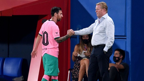 HLV Koeman: Hãy chốt sổ kỷ nguyên Messi ở Barcelona - Ảnh 1. HLV Koeman: Hãy chốt sổ kỷ nguyên Messi ở Barcelona - Ảnh 1.