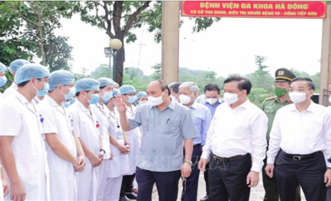 Chủ tịch nước: Hà Nội đã có quyết định kịp thời giãn cách xã hội - Ảnh 1. Chủ tịch nước: Hà Nội đã có quyết định kịp thời giãn cách xã hội - Ảnh 1.