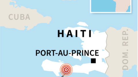 Động đất 7,2 độ rung chuyển Haiti, nhà cửa đổ sập - Ảnh 2. Động đất 7,2 độ rung chuyển Haiti, nhà cửa đổ sập - Ảnh 2.
