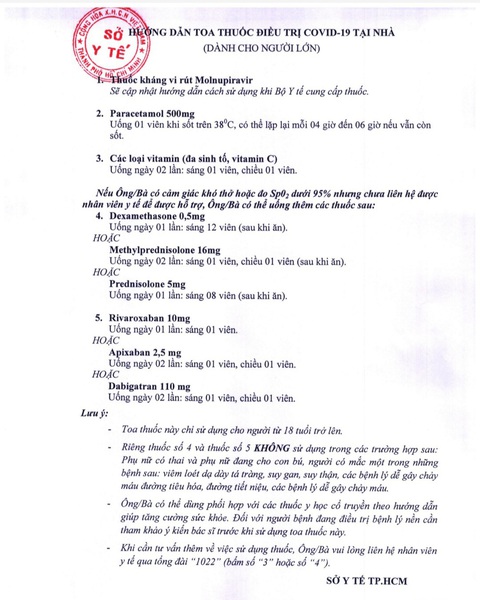 Sở Y tế TP.HCM hướng dẫn 6 hoạt động chăm sóc F0 tại nhà - Ảnh 2. Sở Y tế TP.HCM hướng dẫn 6 hoạt động chăm sóc F0 tại nhà - Ảnh 2.