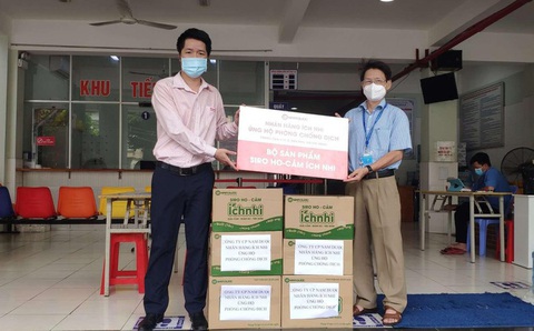 Siro ho cảm Ích Nhi ủng hộ phòng, chống dịch COVID-19 - Ảnh 1. Siro ho cảm Ích Nhi ủng hộ phòng, chống dịch COVID-19 - Ảnh 1.