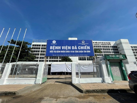 Trung tâm triển lãm và hội chợ Tân Bình thành bệnh viện dã chiến 3 tầng, quy mô 1.000 giường - Ảnh 1. Trung tâm triển lãm và hội chợ Tân Bình thành bệnh viện dã chiến 3 tầng, quy mô 1.000 giường - Ảnh 1.