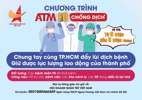 ATM F0 chống dịch hỗ trợ chăm sóc người bệnh COVID-19 - Ảnh 1. ATM F0 chống dịch hỗ trợ chăm sóc người bệnh COVID-19 - Ảnh 1.