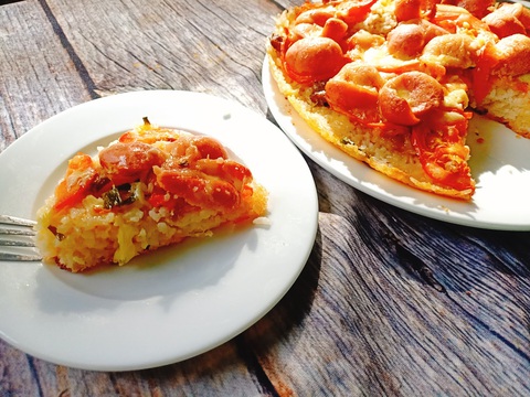 Món chuẩn Mom ngon không thể ngờ: Pizza cơm nguội - Ảnh 2. Món chuẩn Mom ngon không thể ngờ: Pizza cơm nguội - Ảnh 2.
