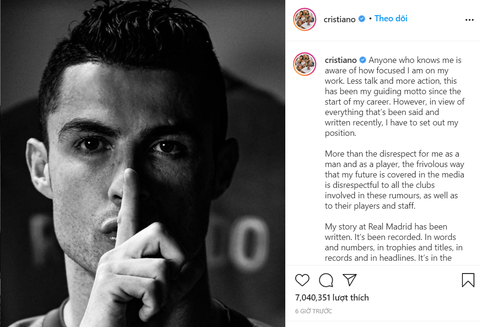 Ronaldo tức giận viết tâm thư: Tôi không cho phép mọi người đùa giỡn với tên tuổi của tôi - Ảnh 1. Ronaldo tức giận viết tâm thư: Tôi không cho phép mọi người đùa giỡn với tên tuổi của tôi - Ảnh 1.