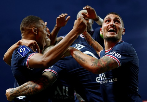 Messi chưa ra mắt, PSG trận thứ hai liên tiếp ghi 4 bàn vào lưới đối thủ - Ảnh 1. Messi chưa ra mắt, PSG trận thứ hai liên tiếp ghi 4 bàn vào lưới đối thủ - Ảnh 1.