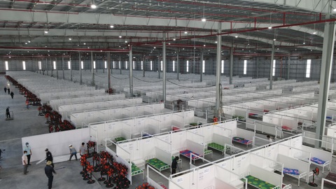 BW tăng gấp đôi diện tích khu điều trị dã chiến - Ảnh 2. BW tăng gấp đôi diện tích khu điều trị dã chiến - Ảnh 2.