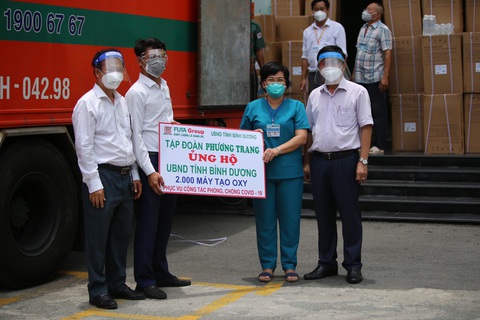 Bình Dương tiếp nhận 2.000 máy tạo oxy lưu lượng cao - Ảnh 1. Bình Dương tiếp nhận 2.000 máy tạo oxy lưu lượng cao - Ảnh 1.