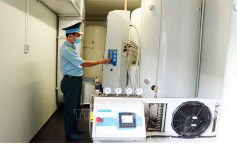 Quân đội triển khai trạm sản xuất oxy lưu động sẵn sàng hỗ trợ TP.HCM - Ảnh 5. Quân đội triển khai trạm sản xuất oxy lưu động sẵn sàng hỗ trợ TP.HCM - Ảnh 5.