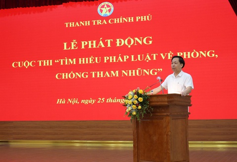 Thanh tra Chính phủ phát động cuộc thi Tìm hiểu pháp luật về phòng, chống tham nhũng - Ảnh 1. Thanh tra Chính phủ phát động cuộc thi Tìm hiểu pháp luật về phòng, chống tham nhũng - Ảnh 1.