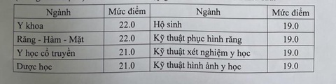 Bộ GD-ĐT công bố điểm sàn nhóm ngành sức khỏe, sư phạm - Ảnh 2. Bộ GD-ĐT công bố điểm sàn nhóm ngành sức khỏe, sư phạm - Ảnh 2.