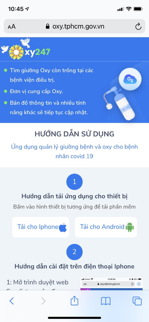 Ra mắt ứng dụng tìm giường oxy cho bệnh nhân COVID-19 - Ảnh 1. Ra mắt ứng dụng tìm giường oxy cho bệnh nhân COVID-19 - Ảnh 1.