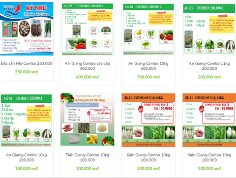 Website đặt túi combo nông sản 10kg quá tải, giao hàng không xuể - Ảnh 1. Website đặt túi combo nông sản 10kg quá tải, giao hàng không xuể - Ảnh 1.
