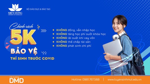 Trường ĐH Công nghệ Miền Đông hỗ trợ thí sinh nhập học trực tuyến 5 Không - Ảnh 1. Trường ĐH Công nghệ Miền Đông hỗ trợ thí sinh nhập học trực tuyến 5 Không - Ảnh 1.