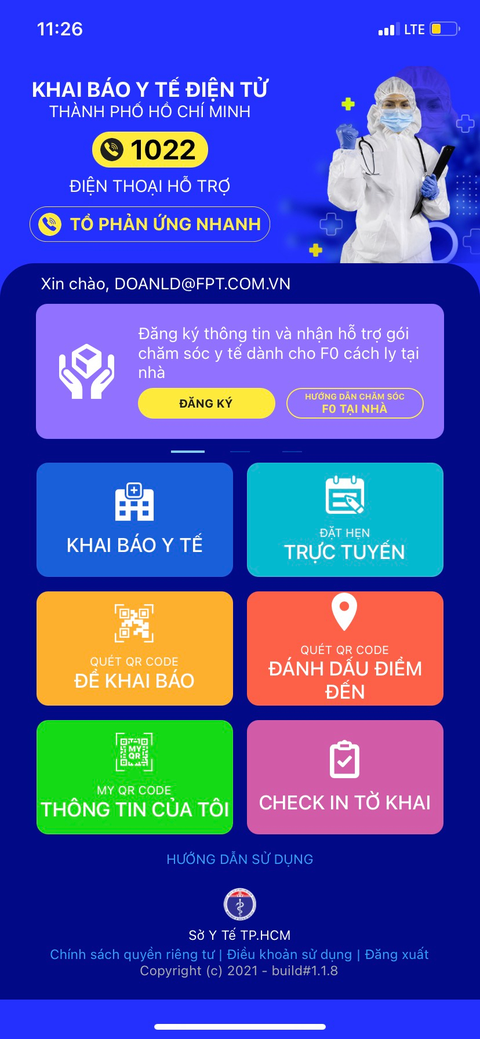 TP.HCM ra mắt ứng dụng công nghệ thông tin hỗ trợ chăm sóc F0 tại nhà - Ảnh 1. TP.HCM ra mắt ứng dụng công nghệ thông tin hỗ trợ chăm sóc F0 tại nhà - Ảnh 1.