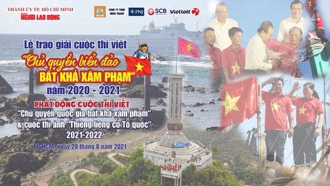 Trao giải cuộc thi viết Chủ quyền biển đảo bất khả xâm phạm - Ảnh 2. Trao giải cuộc thi viết Chủ quyền biển đảo bất khả xâm phạm - Ảnh 2.