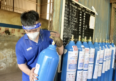 Trạm bơm oxy thứ tư cho bệnh nhân COVID - Ảnh 2.