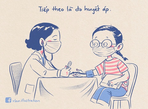 Nhật ký đi tiêm vắc xin của tác giả bộ tranh ‘em bé cách ly’ lại gây sốt - Ảnh 8. Nhật ký đi tiêm vắc xin của tác giả bộ tranh ‘em bé cách ly’ lại gây sốt - Ảnh 8.