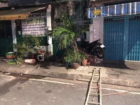 Khởi tố nghi phạm ‘phê’ ma túy, ép xe làm đại úy Phan Tấn Tài hy sinh - Ảnh 2. Khởi tố nghi phạm ‘phê’ ma túy, ép xe làm đại úy Phan Tấn Tài hy sinh - Ảnh 2.