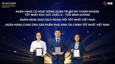 The Asian Banker vinh danh MB ba giải thưởng lớn - Ảnh 1. The Asian Banker vinh danh MB ba giải thưởng lớn - Ảnh 1.