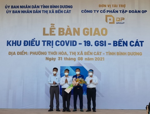 QP Group chủ động hỗ trợ Bình Dương xây khu điều trị dã chiến 10.000m2 - Ảnh 1. QP Group chủ động hỗ trợ Bình Dương xây khu điều trị dã chiến 10.000m2 - Ảnh 1.