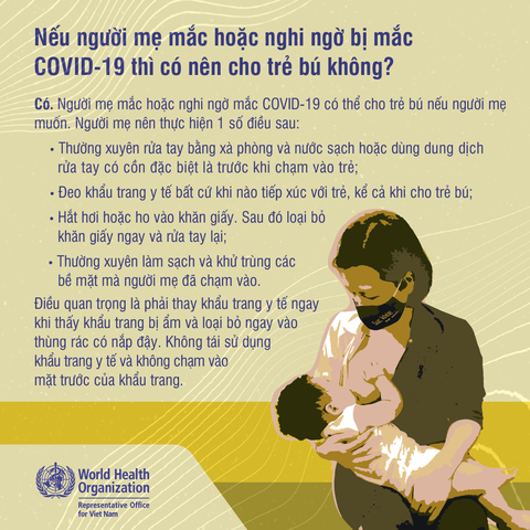 Mẹ bị mắc COVID-19 có thể lây bệnh cho con khi con bú sữa mẹ hay không? - Ảnh 3. Mẹ bị mắc COVID-19 có thể lây bệnh cho con khi con bú sữa mẹ hay không? - Ảnh 3.