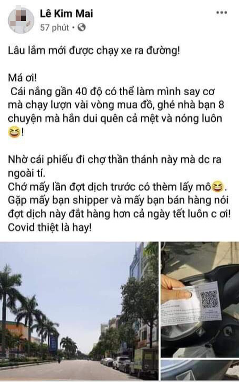 Khoe ‘chiến tích’ cầm thẻ đi chợ để đi ‘tám chuyện’ lúc giãn cách - Ảnh 1. Khoe ‘chiến tích’ cầm thẻ đi chợ để đi ‘tám chuyện’ lúc giãn cách - Ảnh 1.