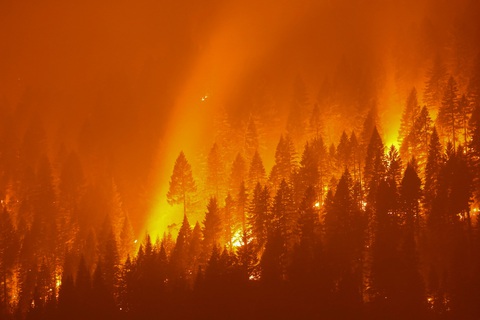 Đám cháy rừng lớn nhất ở Mỹ đe dọa bang California - Ảnh 1. Đám cháy rừng lớn nhất ở Mỹ đe dọa bang California - Ảnh 1.
