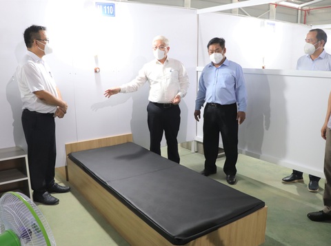 Bình Dương xây bệnh viện dã chiến 3.000 giường trên nhà xưởng của doanh nghiệp - Ảnh 1. Bình Dương xây bệnh viện dã chiến 3.000 giường trên nhà xưởng của doanh nghiệp - Ảnh 1.