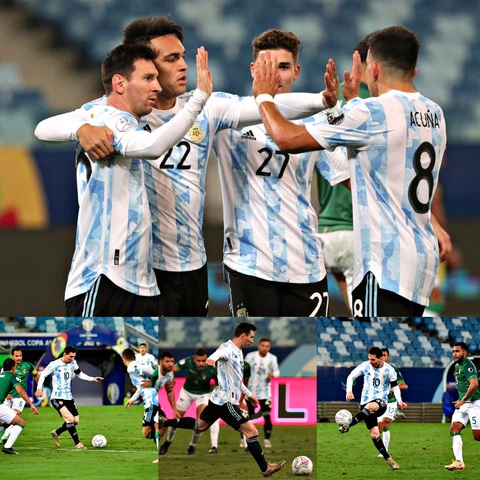 Messi lập hat-trick vượt mặt Pele, giúp Argentina kéo dài chuỗi bất bại - Ảnh 1. Messi lập hat-trick vượt mặt Pele, giúp Argentina kéo dài chuỗi bất bại - Ảnh 1.