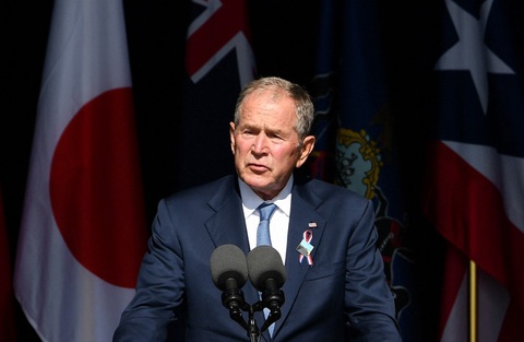 Tưởng niệm ngày 11-9, ông Bush con lo cho tương lai nước Mỹ - Ảnh 1. Tưởng niệm ngày 11-9, ông Bush con lo cho tương lai nước Mỹ - Ảnh 1.