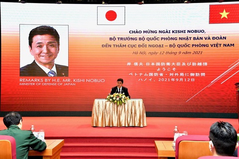 Bộ trưởng Quốc phòng Kishi: Nhật Bản ở cùng thuyền với Việt Nam - Ảnh 1. Bộ trưởng Quốc phòng Kishi: Nhật Bản ở cùng thuyền với Việt Nam - Ảnh 1.