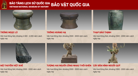 Bảo tàng Lịch sử quốc gia đưa khách tham quan online các bảo vật bằng công nghệ 3D - Ảnh 1. Bảo tàng Lịch sử quốc gia đưa khách tham quan online các bảo vật bằng công nghệ 3D - Ảnh 1.