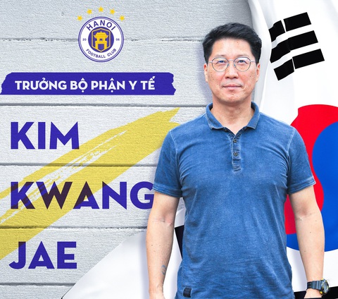 Ông Kim Kwang Jae đảm nhiệm trưởng bộ phận y tế CLB Hà Nội - Ảnh 1. Ông Kim Kwang Jae đảm nhiệm trưởng bộ phận y tế CLB Hà Nội - Ảnh 1.