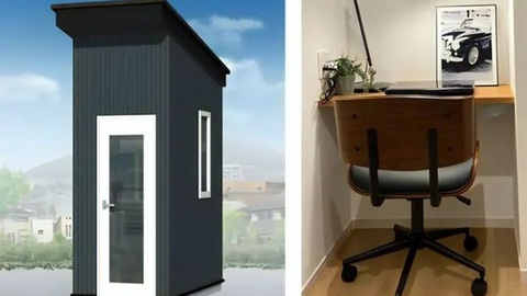 Văn phòng mini giải quyết khó khăn về chỗ làm việc thời COVID-19 tại Nhật Bản - Ảnh 1. Văn phòng mini giải quyết khó khăn về chỗ làm việc thời COVID-19 tại Nhật Bản - Ảnh 1.