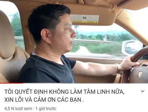 Người tự xưng Ngọc hoàng đại đế trấn yểm COVID-19 tuyên bố không làm tâm linh, không đăng clip nữa - Ảnh 1. Người tự xưng Ngọc hoàng đại đế trấn yểm COVID-19 tuyên bố không làm tâm linh, không đăng clip nữa - Ảnh 1.