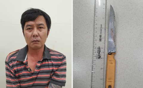 Say xỉn quậy phá hàng xóm, đâm trọng thương cảnh sát khu vực - Ảnh 1. Say xỉn quậy phá hàng xóm, đâm trọng thương cảnh sát khu vực - Ảnh 1.