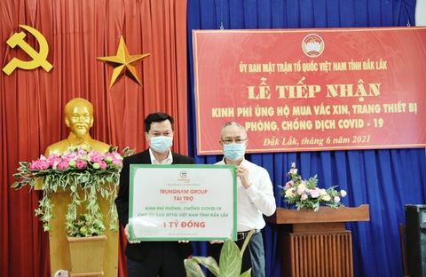 Trungnam Group: Luôn chia sẻ với cộng đồng, ủng hộ hàng chục tỉ đồng chống dịch - Ảnh 2. Trungnam Group: Luôn chia sẻ với cộng đồng, ủng hộ hàng chục tỉ đồng chống dịch - Ảnh 2.