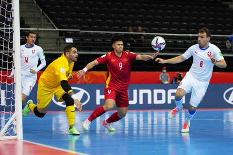 Hòa CH Czech, futsal Việt Nam giành vé vào vòng 16 đội World Cup 2021 - Ảnh 1. Hòa CH Czech, futsal Việt Nam giành vé vào vòng 16 đội World Cup 2021 - Ảnh 1.