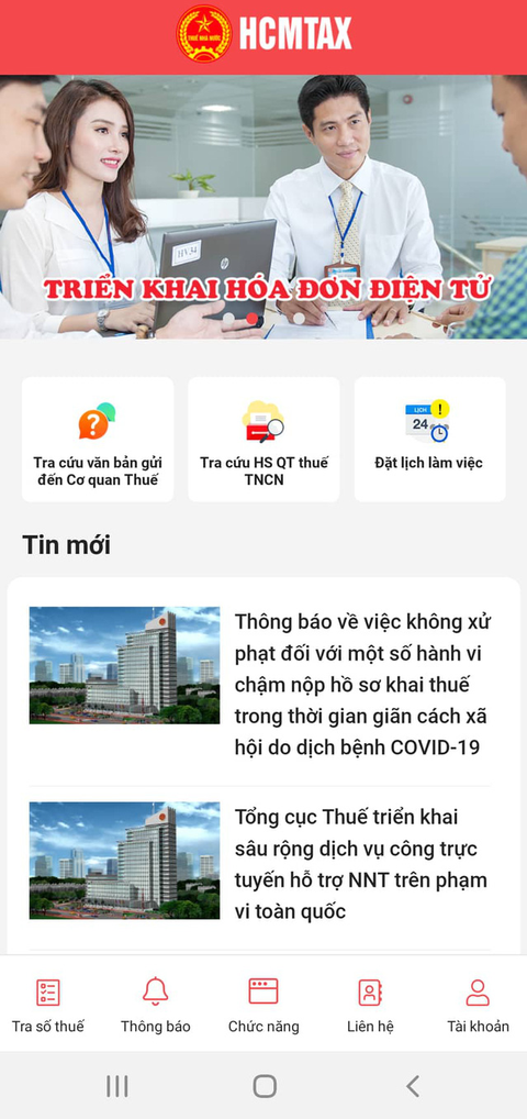 Cơ quan thuế ra mắt app ‘giao tiếp’ với người nộp thuế - Ảnh 1. Cơ quan thuế ra mắt app ‘giao tiếp’ với người nộp thuế - Ảnh 1.