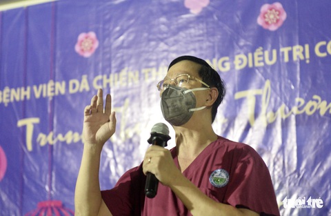 Đêm Trung thu ở bệnh viện dã chiến - Ảnh 5. Đêm Trung thu ở bệnh viện dã chiến - Ảnh 5.