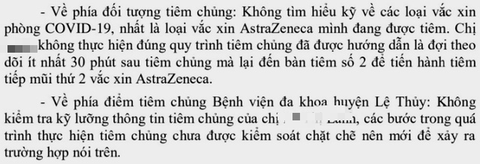 Vụ giáo viên tiêm liền 2 mũi vắc xin trong 10 phút: Cô giáo và nhân viên y tế đều có lỗi - Ảnh 1. Vụ giáo viên tiêm liền 2 mũi vắc xin trong 10 phút: Cô giáo và nhân viên y tế đều có lỗi - Ảnh 1.