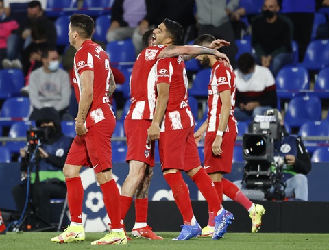 Suarez tỏa sáng, Atletico Madrid thắng ngược Getafe ở phút bù giờ - Ảnh 2. Suarez tỏa sáng, Atletico Madrid thắng ngược Getafe ở phút bù giờ - Ảnh 2.