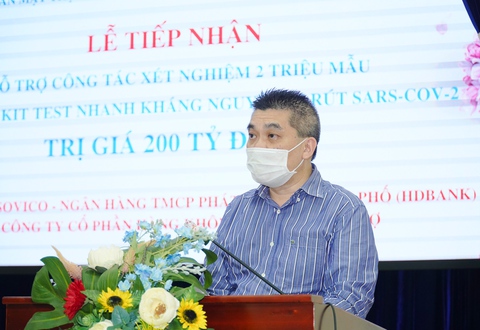 Tập đoàn Sovico hỗ trợ TP.HCM xét nghiệm 2 triệu mẫu và tặng 1 triệu kit xét nghiệm - Ảnh 1. Tập đoàn Sovico hỗ trợ TP.HCM xét nghiệm 2 triệu mẫu và tặng 1 triệu kit xét nghiệm - Ảnh 1.