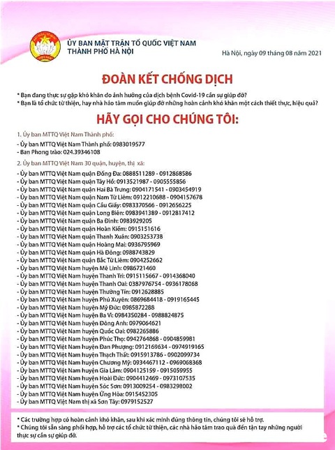 Hà Nội hỗ trợ người ngoại tỉnh và người nước ngoài khó khăn vì COVID-19 - Ảnh 2. Hà Nội hỗ trợ người ngoại tỉnh và người nước ngoài khó khăn vì COVID-19 - Ảnh 2.